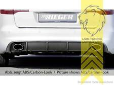 Rieger Heckansatz Heckspoiler Diffusor für Audi A6 4F Limousine Avant Facelift n