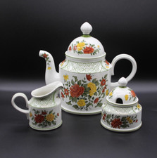 Villeroy & Boch V&B Summerday - Große Kaffeekanne mit Milchkännchen & Zuckerdose