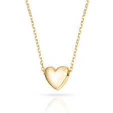 Collier Halskette Herz Gold