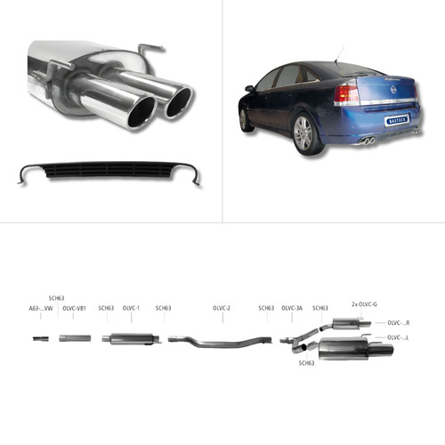 Bastuck komplettanlage opel - -,