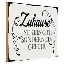 Holzschild Spruch 40x30cm