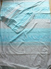 2x Bettwäsche Flanell Baumwolle Übergröße 155x220 80x80 Wendebettwäsche Paisley