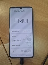 Huawei P30 Blau mit Glasriss