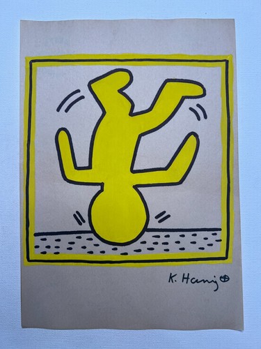 Keith haring zeichnung auf - keith,