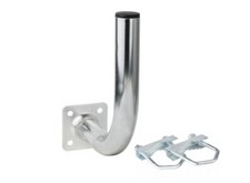 Geländerhalterung SAT Halterung Balkon L30 mit 2 Schellen Wandabstand 30cm 