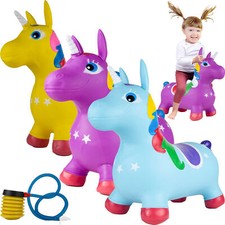 MalPlay Einhorn Hüpfpferd