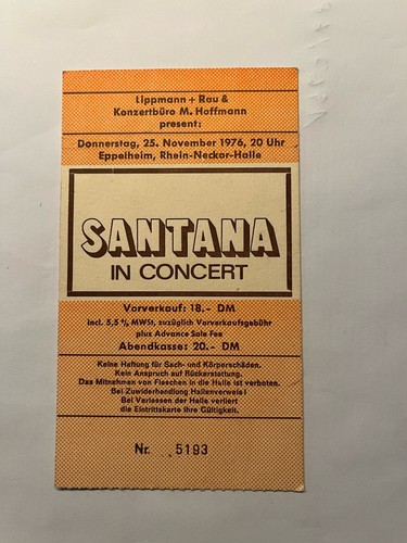 Alte konzertkarte ticket - alte,