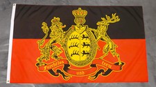 Fahne Flagge Königreich Württemberg - Furchtlos und Treu - 90 x 150 cm