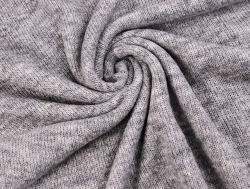 Wollstrick melange stoff - wollstrick,