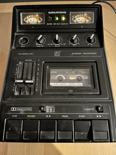 Tapedeck grundig 830 hifi - tapedeck,