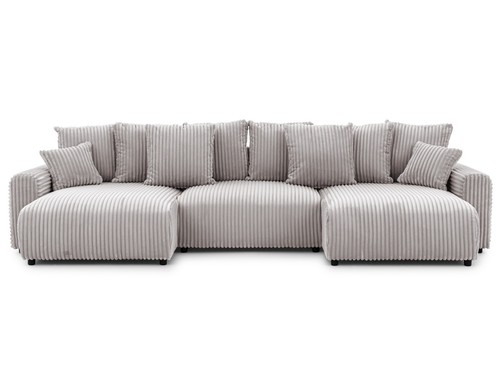 Großes ecksofa cord weiß - großes,
