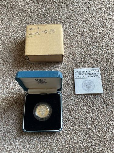 1984 silber one pound - silber,