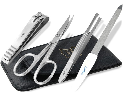 Maniküre set leder etui - im,
