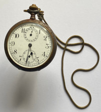 Leonidas - Seltener Taschenchronograph Schaltrad Militär U-Boot - läuft nicht