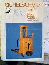 Gabelstapler  Elektro-Deichsel-Palettenstabler  Sichelschmidt Typ: Dixi 