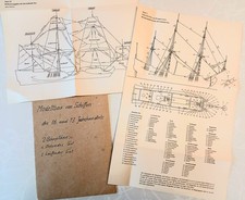Baupläne Schiffe 16. und 17