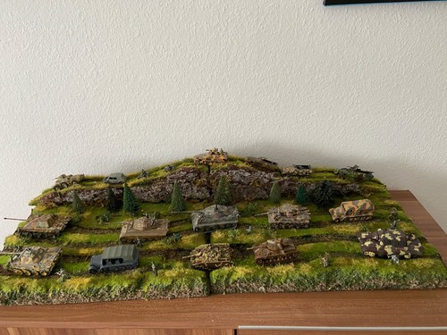 Diorama panzer militär 2 - diorama,