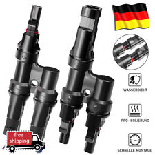 Y Solarstecker PV Stecker Verteiler Buchse Kupplung Sicherung PV für MC4 Kabel