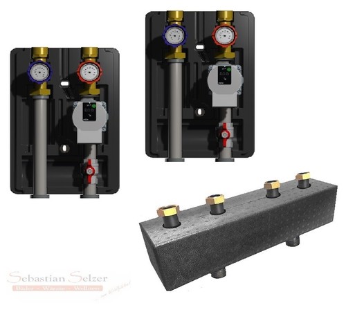Heizkreisset ungemischt - 2x,
