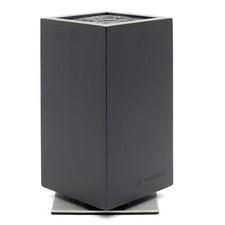 Hanseküche Messerblock Magnetisch 360° Drehbar - Edles Eichenholz, Metallboden