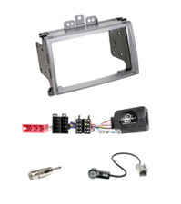 Doppel-DIN Radio Blende silber