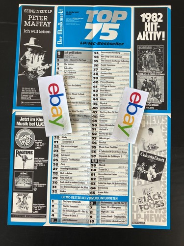 Musikmarkt charts plakat - charts,