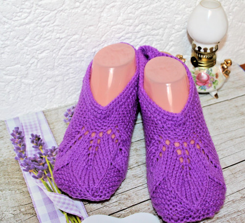 Handgestrickte füsslinge - ***handgestrickte,
