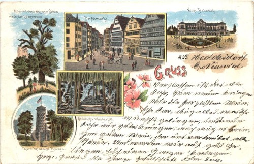 Gruss aus neuwied litho - -,