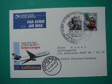 LUFTHANSA Erstflug mit MD-11 Dallas-Köln 2.4.2001