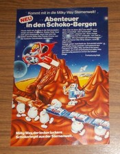 Seltene Werbung MILKY WAY Sternenwelt Robby Rolly Roboter 1982