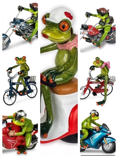 Frosch frösche motorrad biker - frösche,