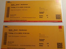 2 Tickets Seide-Band-Bandoneon