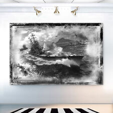 Leinwand Bild Boot Kriegsschiffe Wandbilder XXL Wohnzimmer  Max 150x100x4cm 1813