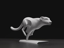 Minimalistische Geparden