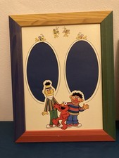 Bilderrahmen Sesamstraße Ernie Bert Für 2 Fotos 29x23cm Vintage