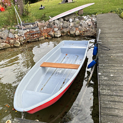 Anka ruderboot silber - anka, silber/rot