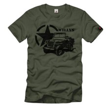 US Army Willys MB Overland WW2 1943 Amerika Oldtimer Normandie T-Shirt #37670