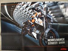 KTM Poster Prospekt 2010 690Duke R 990 Super Duke R 450 SMR 690 SMC 990 SM T