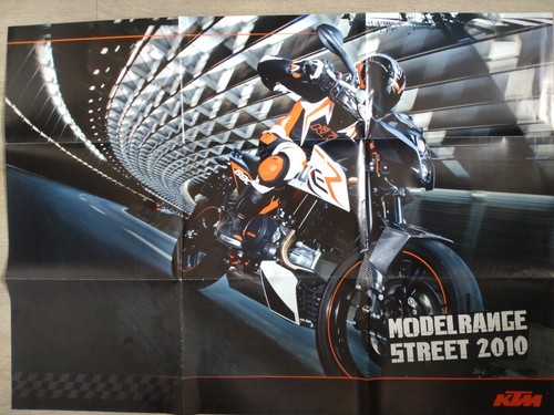 Ktm poster prospekt 2010 - poster,