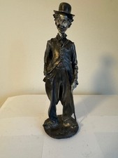 Zinn Figur Charlie Chaplin auf