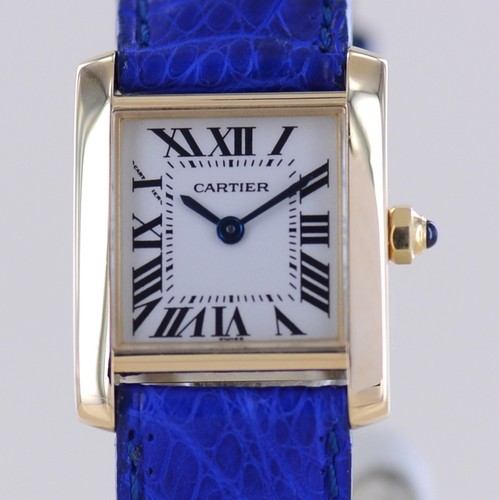 Cartier uhr tank francaise 18k - cartier,