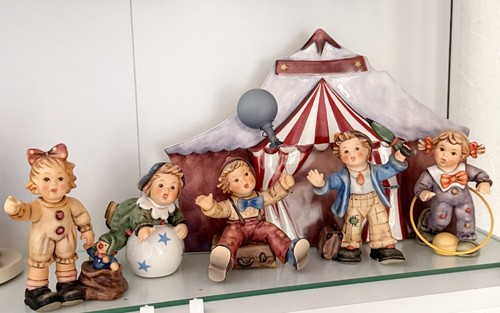 Hummelfiguren set zirkus - hummelfiguren, zelt
