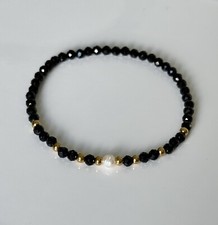 Armband aus schwarzem Turmalin