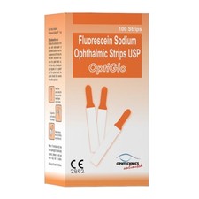 Fluorescein Teststreifen für