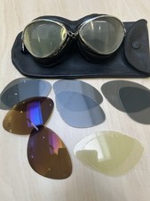 Motorradbrille Vintage Retro Schubladenfund Becker Classic