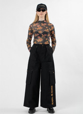  Karl Kani- Black retro Baggy Jeans pants Size M NEW - Tiktok Y2k Chic Elegant