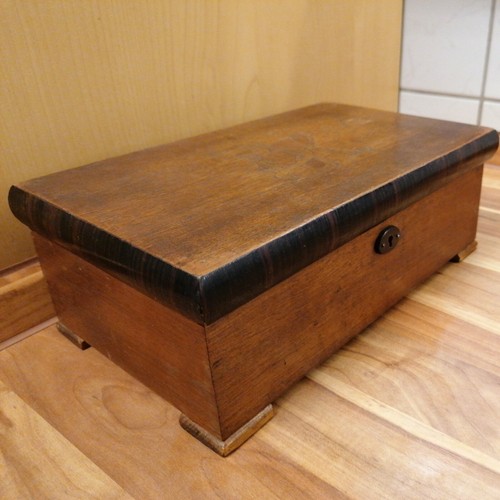 Altes nähkasten alte holz - altes,