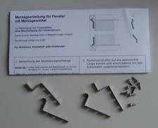 Montagewinkel  Mückenfenster
