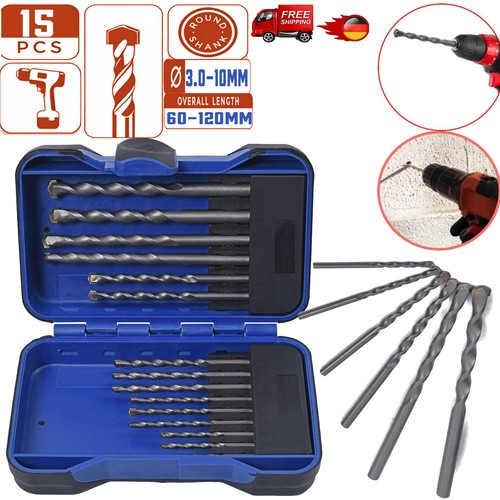 15pc steinbohrer satz 10mm - steinbohrer, 3
