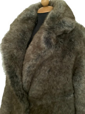 Langer Kunstfell-Mantel * fake